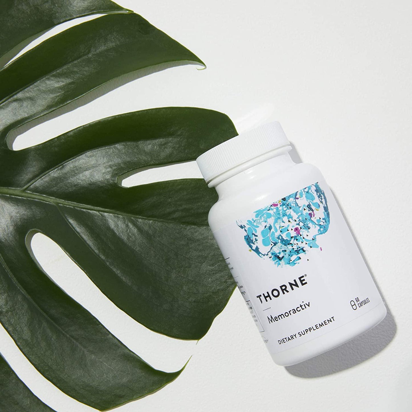 Thorne Memoractiv - Nootropic Brain Supplement - Focus, Creativity, Concentration - Ashwagandha, Ginkgo, Lutemax, Pterostilbene - Gluten-Free, Dairy-Free - 60 Capsules