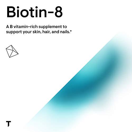 Thorne Research - Biotin 8 - Vitamin B7 (Biotin) for Healthy Hair, Nails, and Skin - 60 Capsules