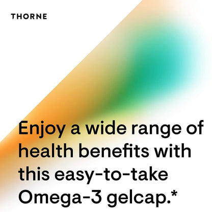 Thorne Research - Super EPA - Concentrated Omega-3 Fatty Acid Supplement - One Gelcap Contains: 425 mg EPA with 270 mg DHA - 90 Gelcaps