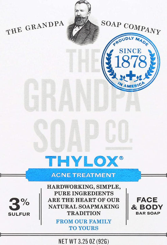 Thylox Medicated Soap Grandpa Soap Company 3.25 oz. Bar