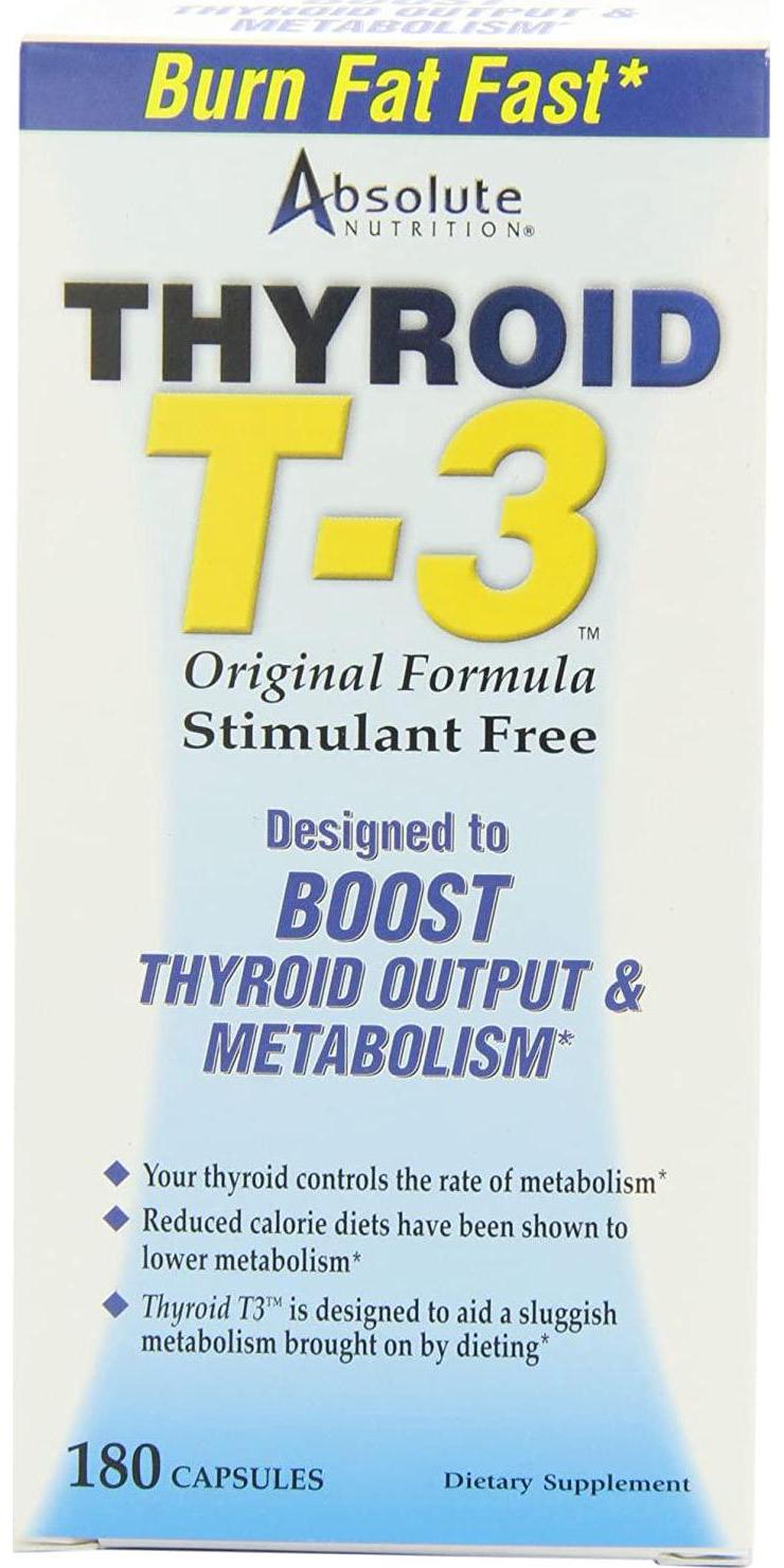 Thyroid T-3 Radical Metabolic Booster, 180 Capsules