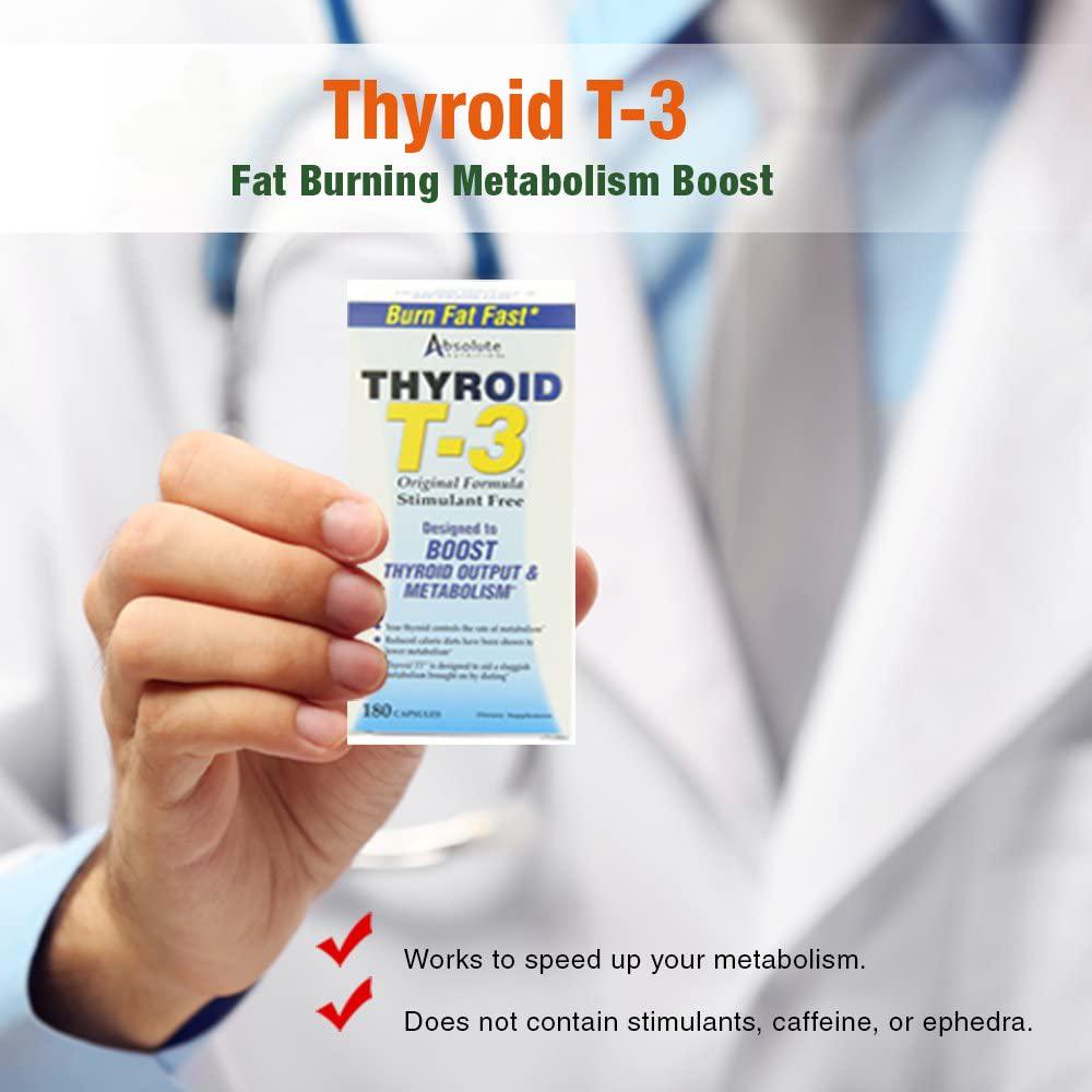 Thyroid T-3 Radical Metabolic Booster, 180 Capsules