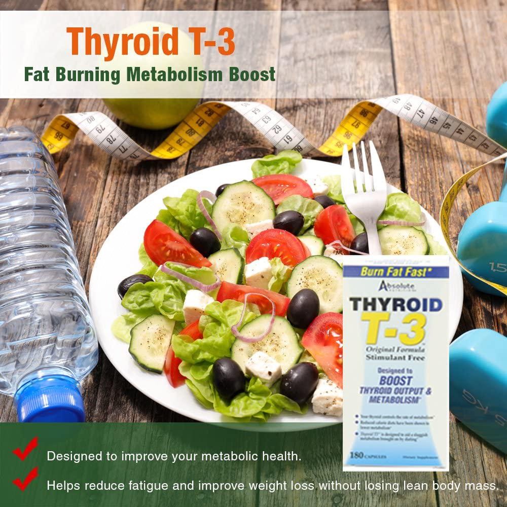 Thyroid T-3 Radical Metabolic Booster, 180 Capsules