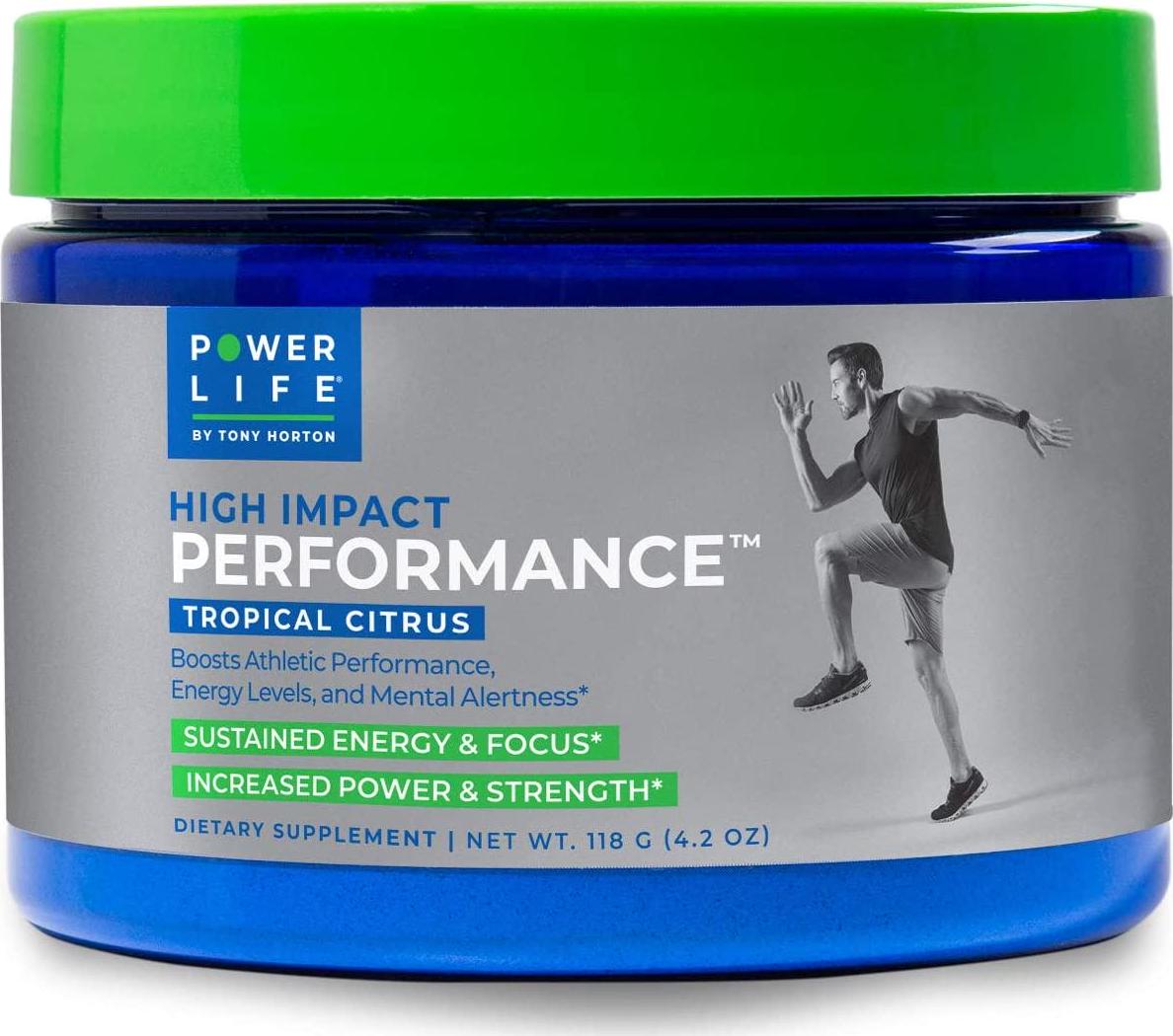 Tony Horton PowerLife High Impact Performance Preworkout Powder, 20 Servings