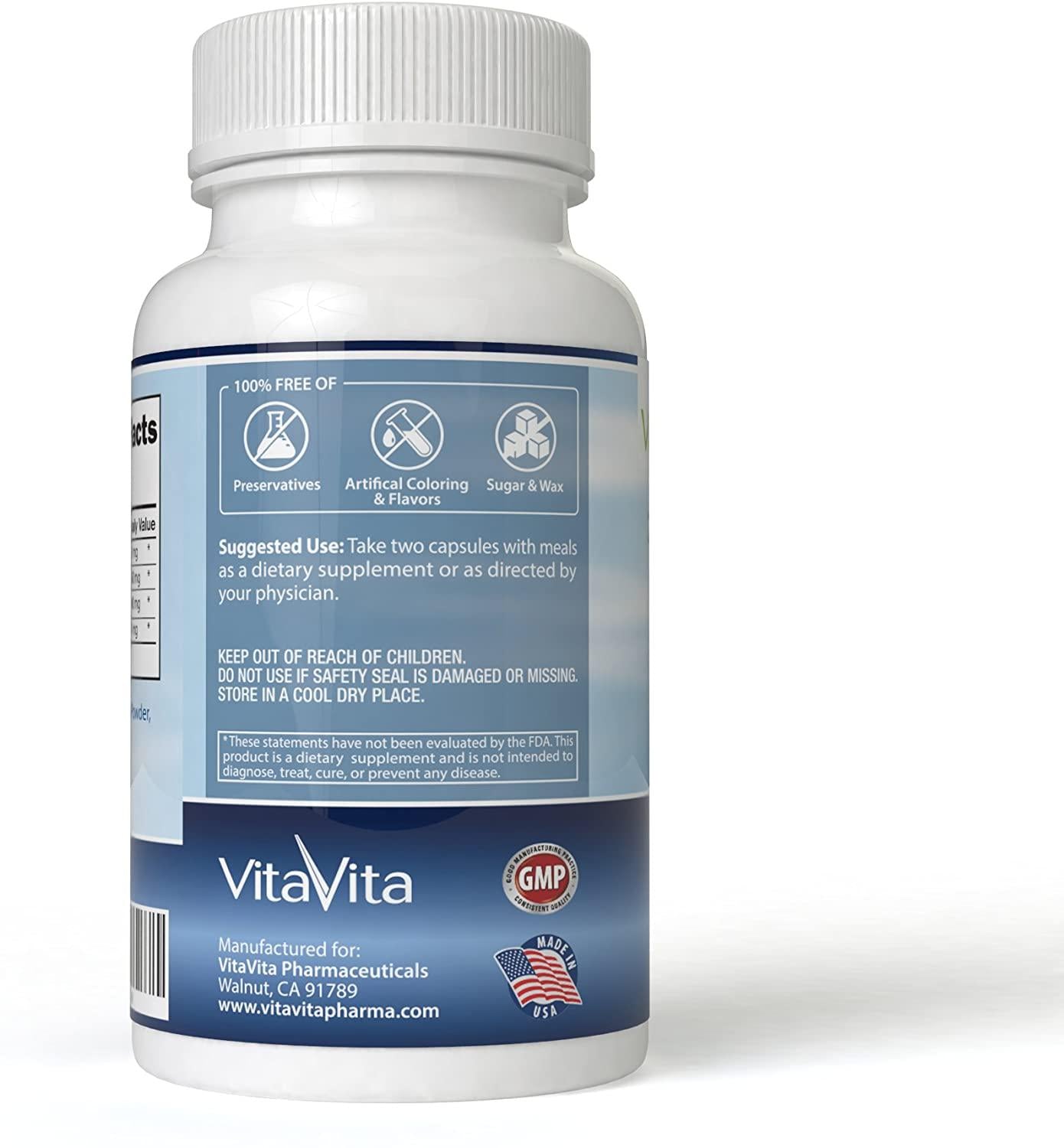 Total Eye Complex with Lutein, Bilberry and Zeaxanthin - Support Eye Health and Visual Acuity (120 Capsules)