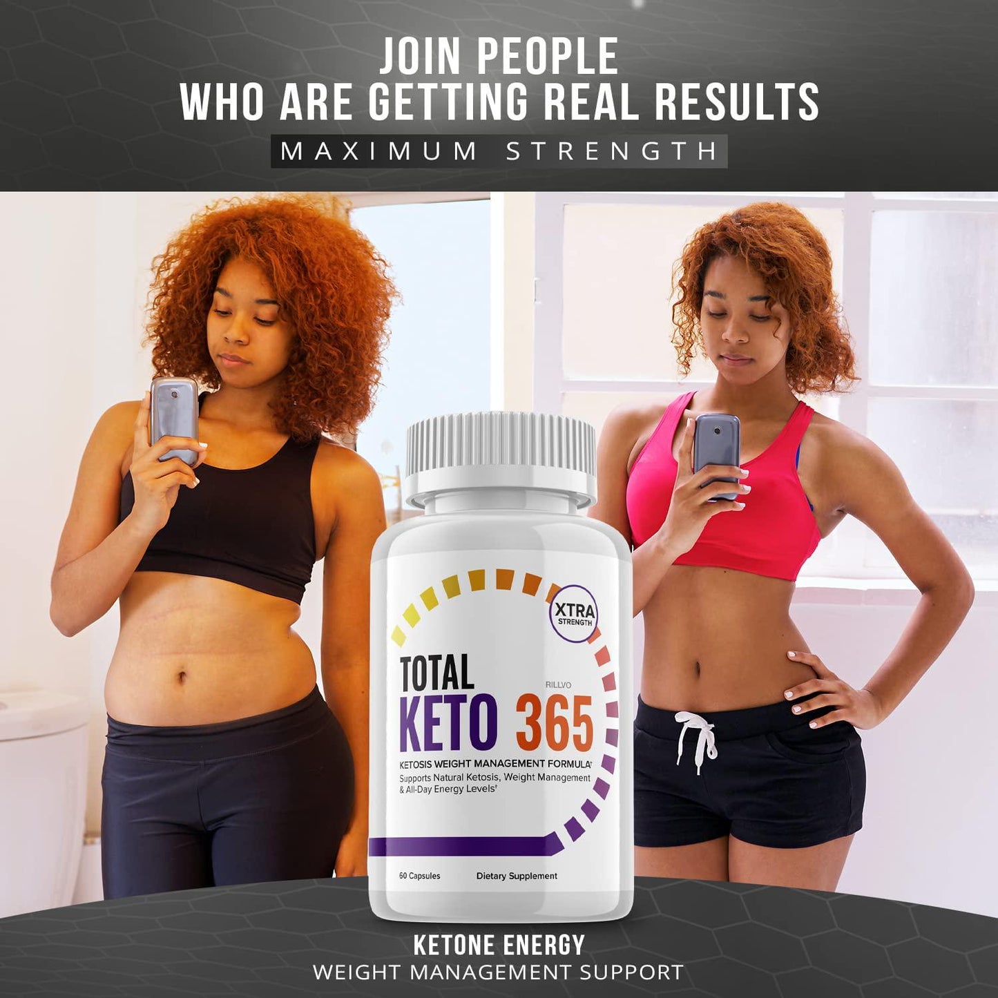 Total Keto 365 Pills 800mg Advanced Ketogenic Formula (60 Capsules)