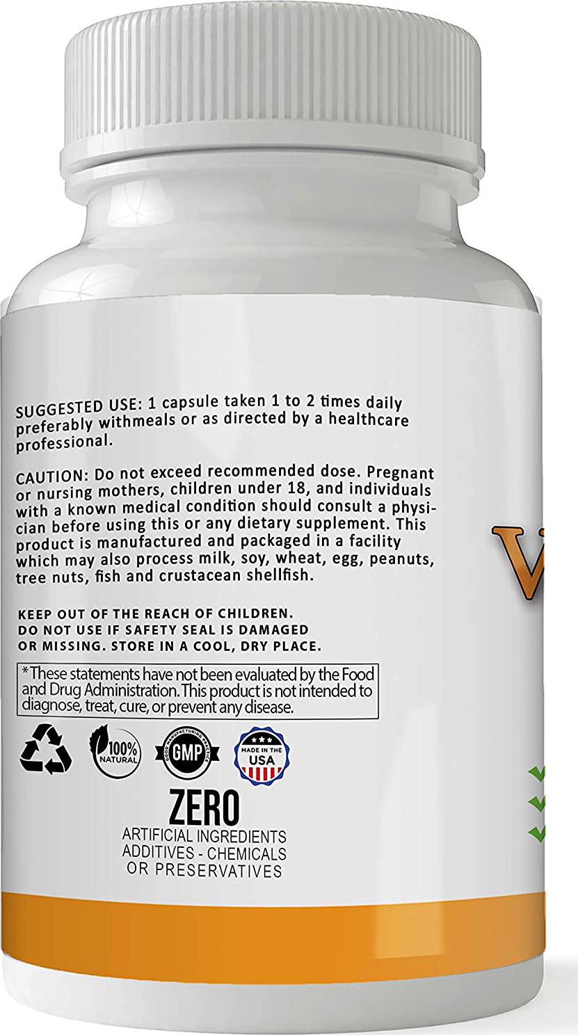 Totally Natural Remedies Ultimate Vitamin C 1000mg, Supports Healthy Immune System, Vegan, 60 Tablets, 1 Month Supply Beige