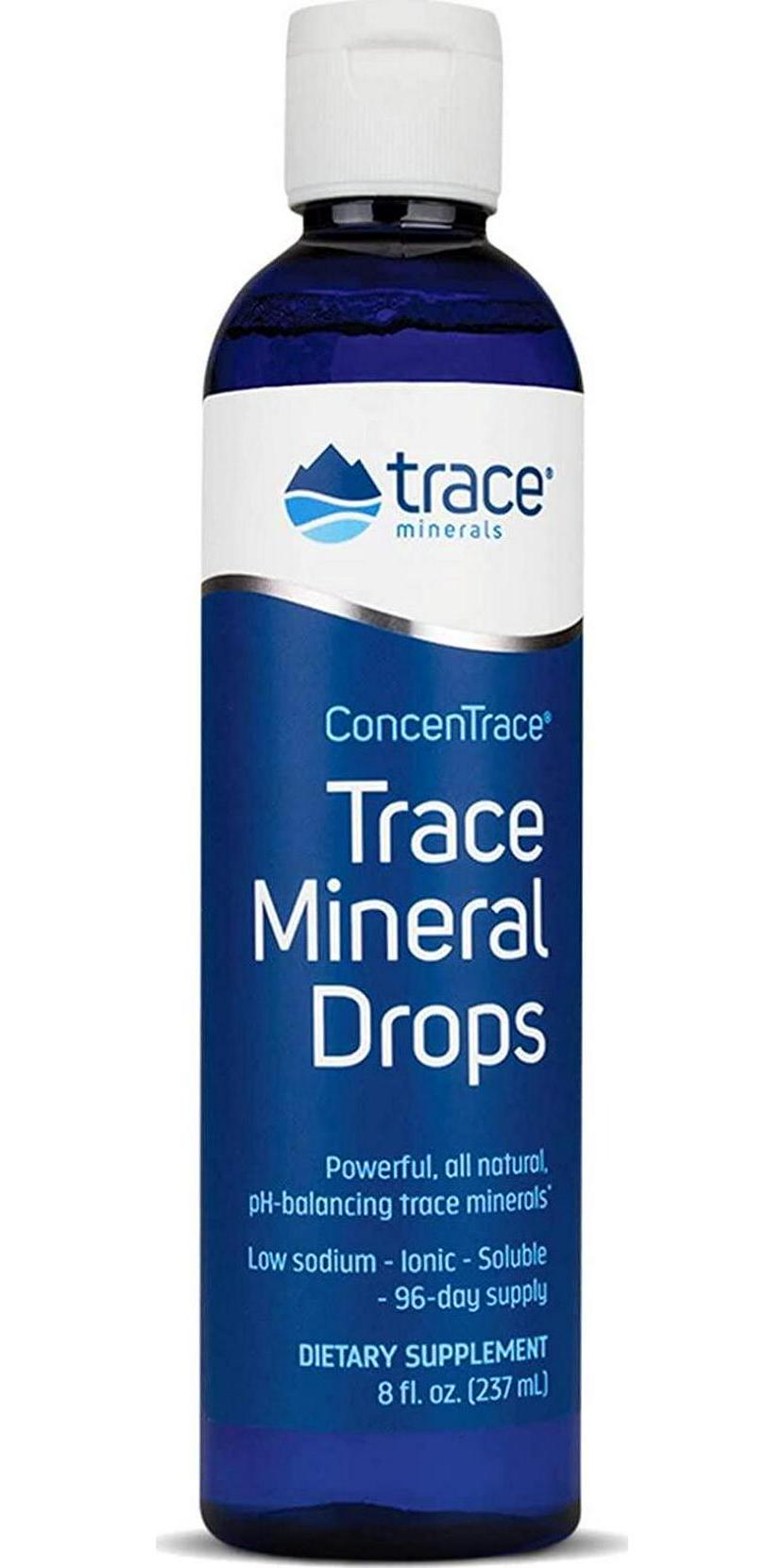 Trace Minerals Research - Concentrace Trace Mineral Drops - 8 Fl Oz (Pack of 1)