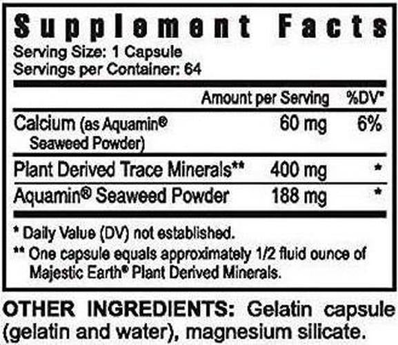 Trace Minerals Ultimate Mineral Caps - 64 Capsules
