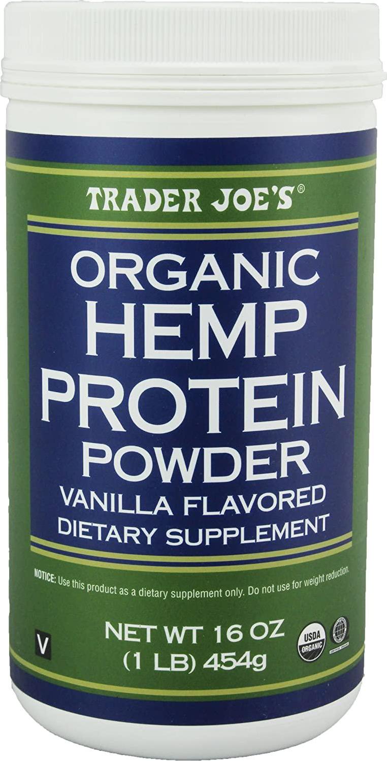 Trader Joe's 16 Oz. Organic Hemp Protein Powder Dietary Supplement (Vanilla)