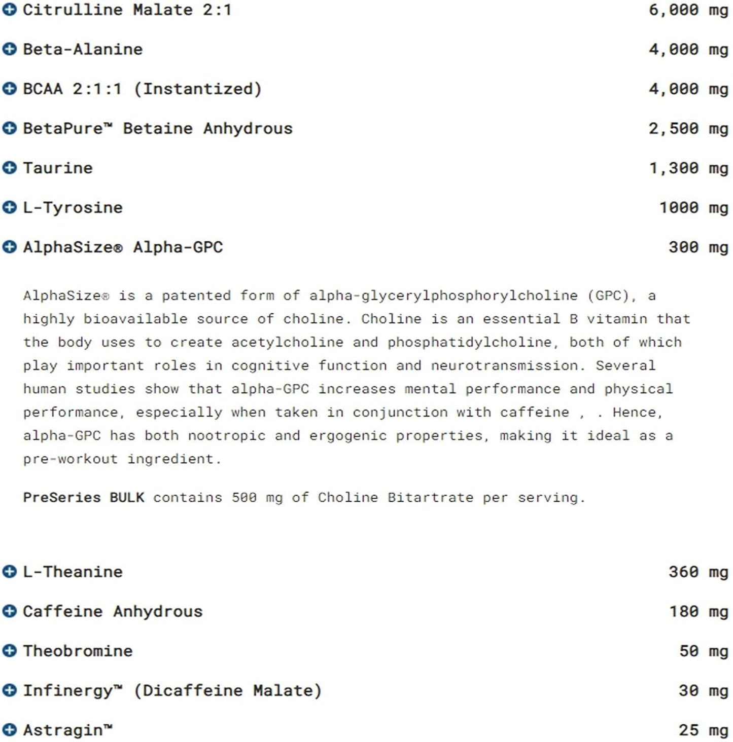 Transparent Labs Bulk Pre Workout, Contains Anhydrous Caffeine, L-Citrulline, and Theobromine, Gluten-Free, Non-GMO, No Sweeteners, for Muscle Growth, Muscular Endurance and Stamina, Orange - 30 Servings