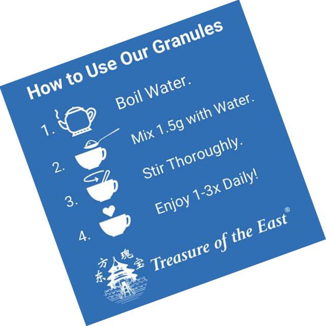 Treasure of the East, Clear The Lungs and Relieve Toxicity Formula, Qing Fei Pai Du Tang | 100g Concentrated Granules