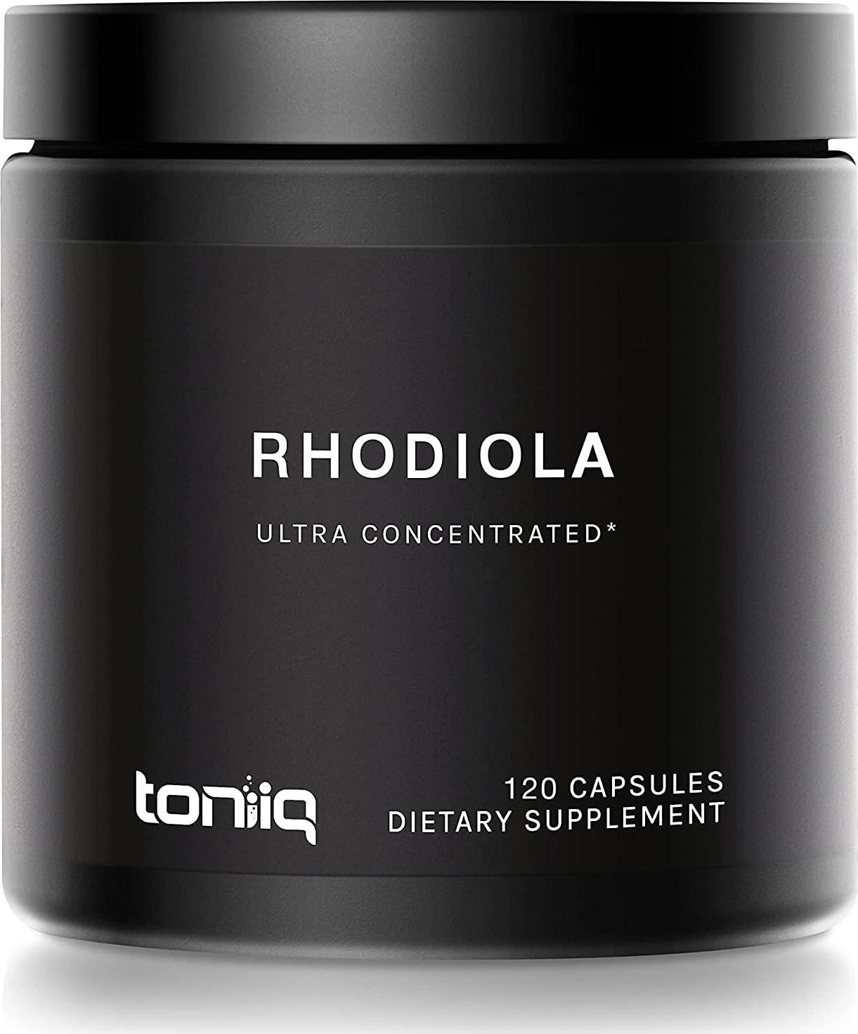 Triple-Strength 600mg Rhodiola Rosea - 120 Capsules - 5% Salidroside Concentrated Extract - Highly Purified and Highly Bioavailable