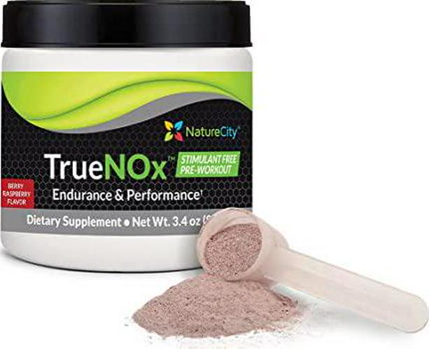 True-NOx Nitric Oxide Supplement Stimulant Free Pre-Workout Powder ft. Nitrosogine L-Arginine, Peak ATP, and Beetroot Juice Powder