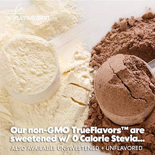 True Nutrition - Whey Protein Concentrate - 100% Whey Protein Powder - Fast Acting Low Carb Protein Powder with Essential Amino Acids - High in Leucine - Unflavored/Unsweetened - 1lb.