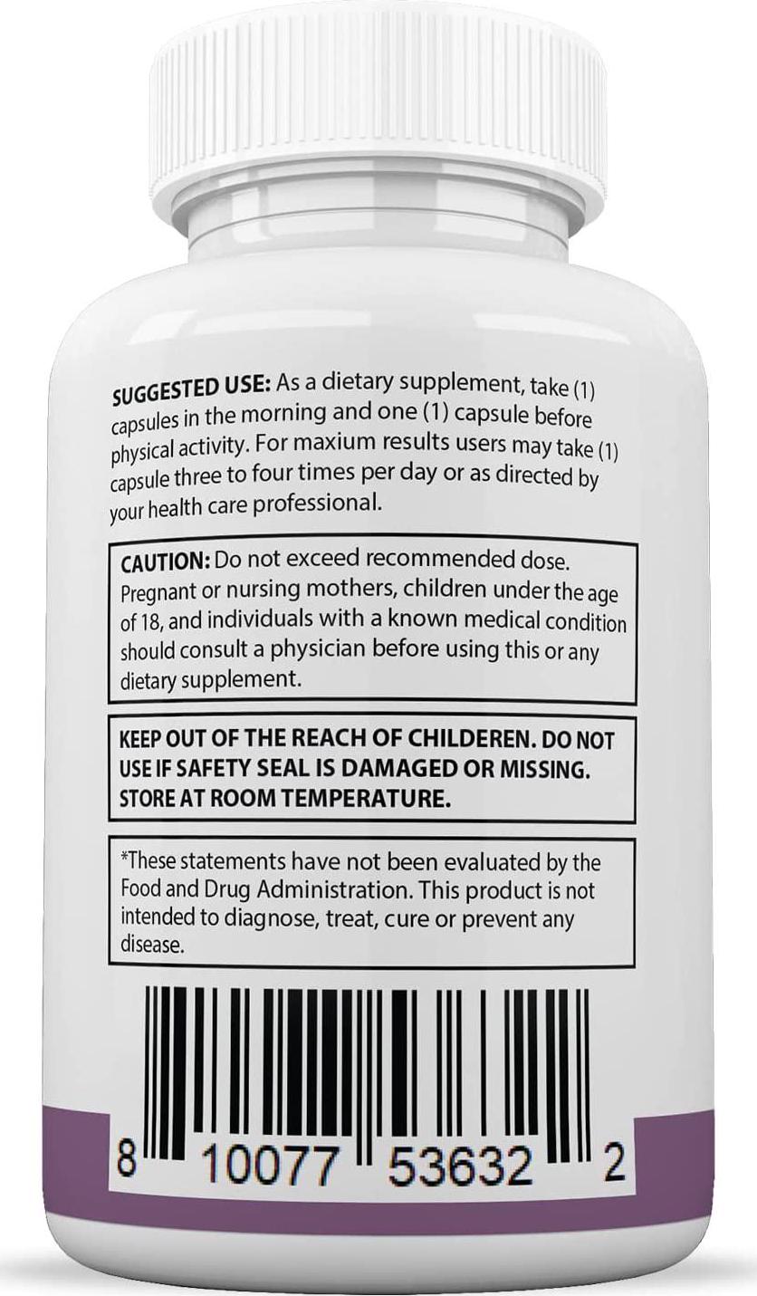Turkesterone 500mg 10% Standardized Naturally Increase Stamina Endurance Strength 60 Capsules