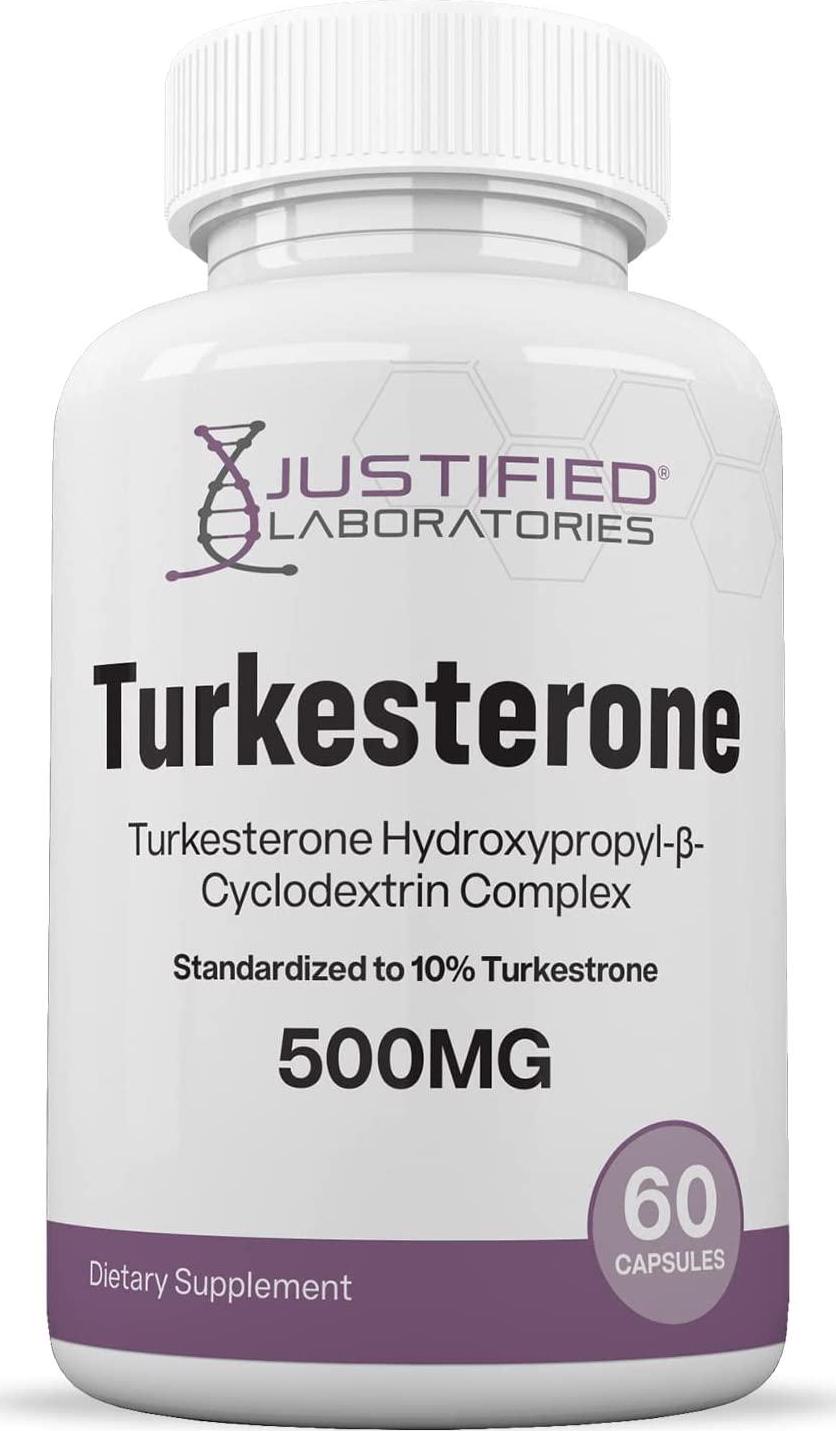 Turkesterone 500mg 10% Standardized Naturally Increase Stamina Endurance Strength 60 Capsules