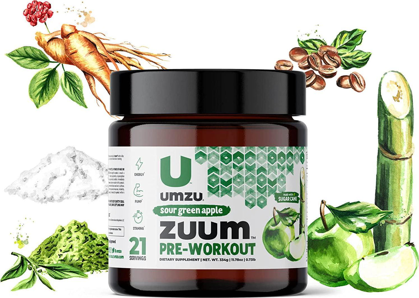 UMZU Zuum Pre-Workout (Sour Green Apple)