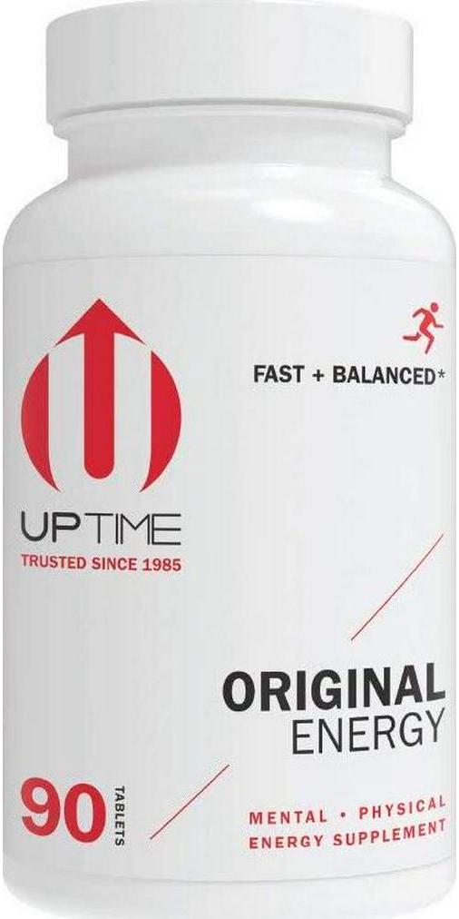 UPTIME - Premium Energy Caffeine Supplement - Original Blend Tablets - 90ct Bottle - Zero Calories