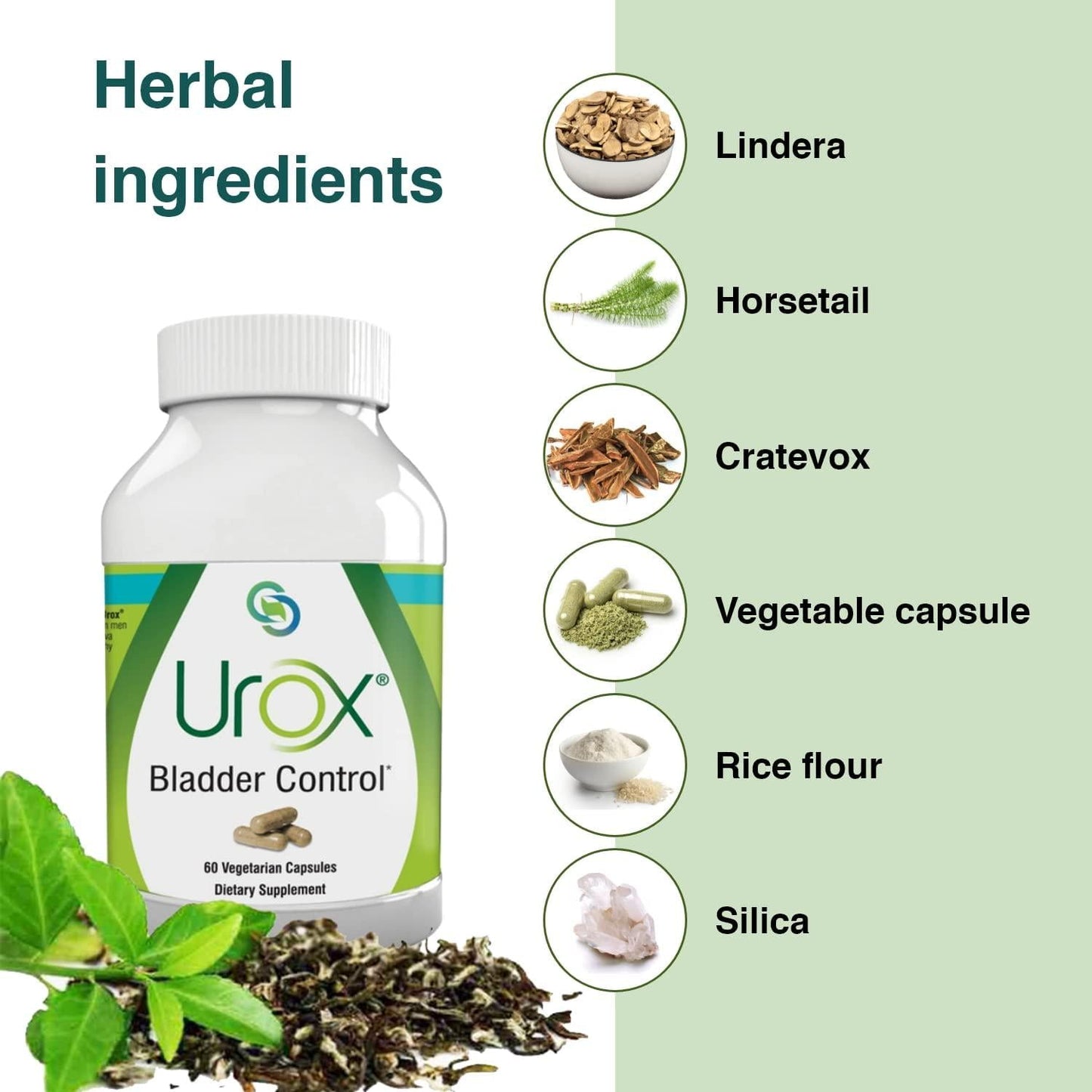 UROX - Unique Patented Formula For Bladder Tone and Control - 1 month