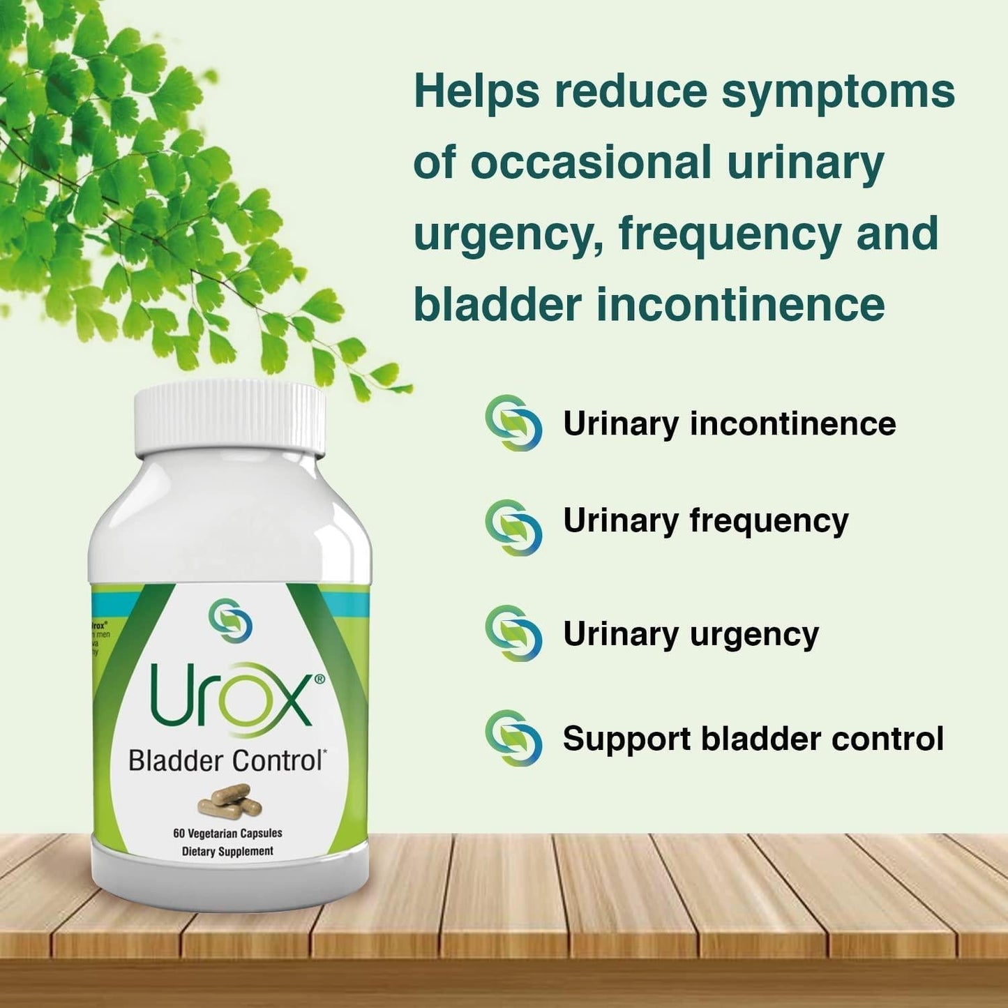 UROX - Unique Patented Formula For Bladder Tone and Control - 1 month