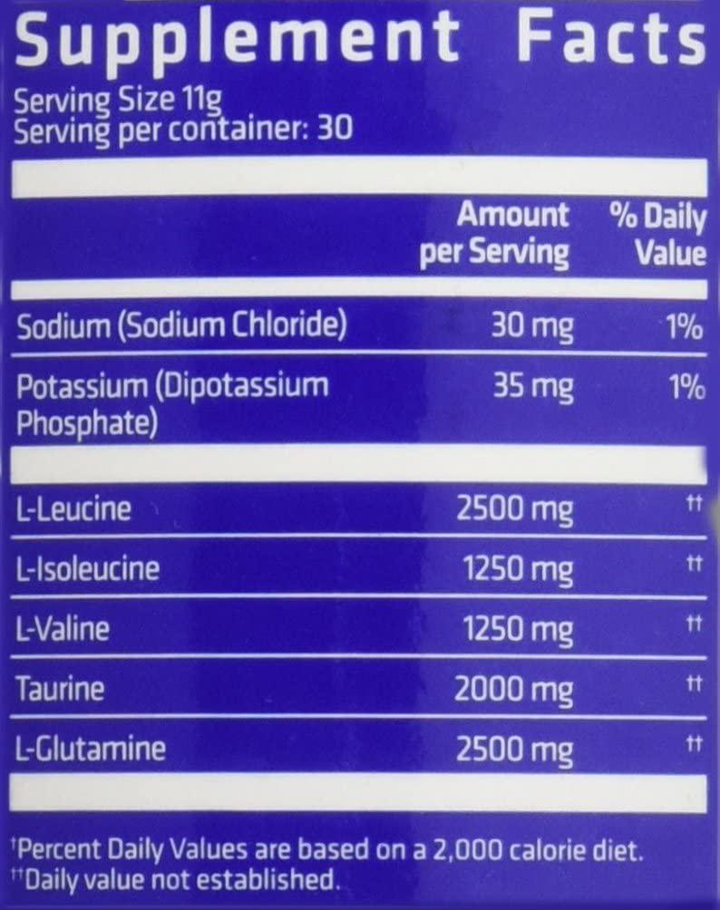 USN Supplements BCAA Amino + Supplement, Green Apple, 11.60 Oz