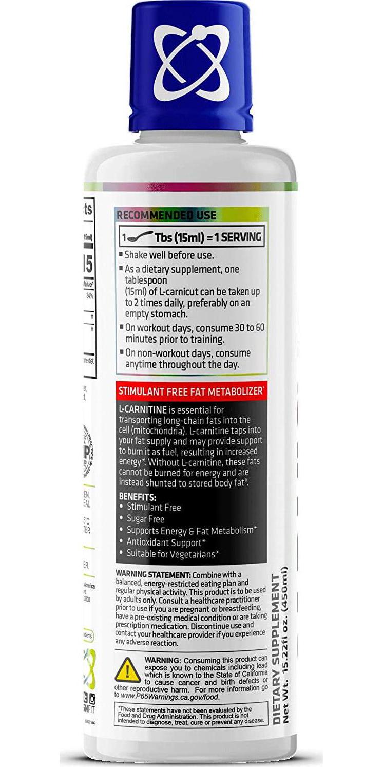 USN Supplements L-Carnicut 3500, Orange and Pineapple, 15.22 Fluid Ounce