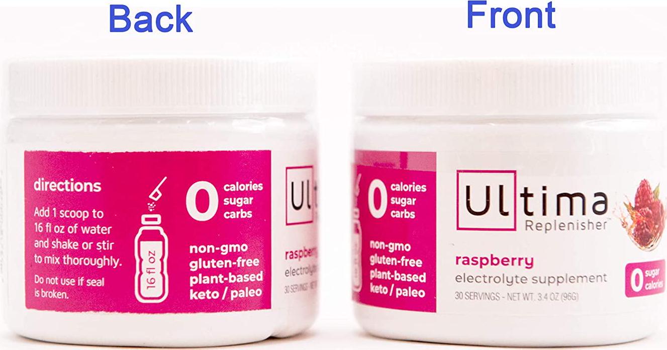 Ultima Replenisher Lemonade Ultima Electrolyte Powder Raspberry Bundle | Ultima Replenisher Variety Pack | Hydration | Keto | Paleo | Zero Carbs | Zero Sugar