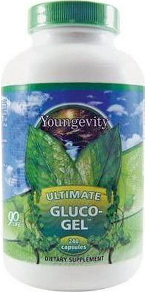 Ultimate Gluco-Gel 240 Capsules Youngevity Glucosamine Sulphate 500mg Joint Support (Ships Worldwide)