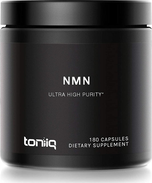 Ultra High Purity Stabilized NMN Capsules - 99.7% Highly Purified for Increased Bioavailability - 300mg - Naturally Boost NAD+ Levels - 180 Capsules NMN Nicotinamide Mononucleotide Supplement