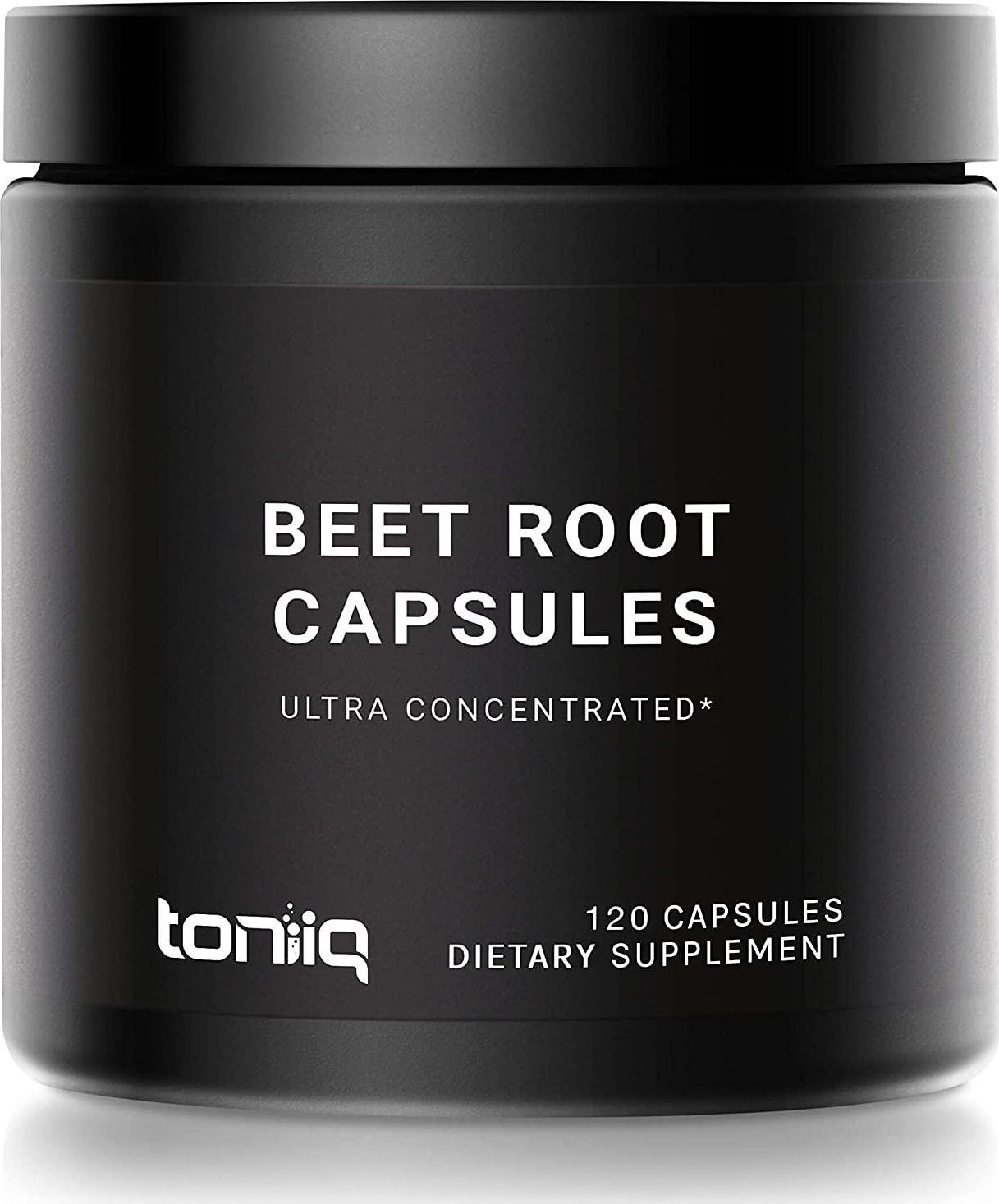 Ultra High Strength Beet Root Capsules - 4% Nitrates - 1400mg - The Strongest The Strongest Nitric Oxide Booster Available Available - 120 Caps