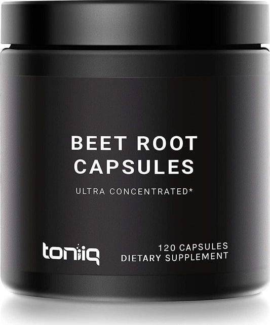 Ultra High Strength Beet Root Capsules - 4% Nitrates - 1400mg - The Strongest The Strongest Nitric Oxide Booster Available Available - 120 Caps