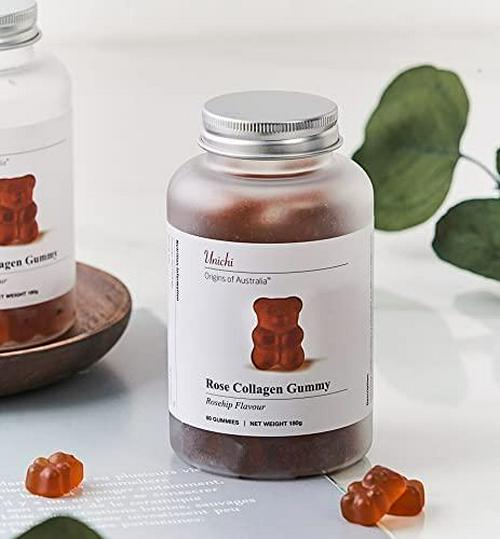 Unichi-Rosa Prima Rose Collagen 60 Gummies x2 TWIN PACK