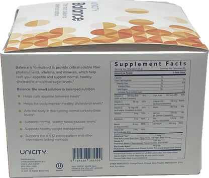 Unicity Balance for Cholesterol 60 packets-15 oz Packets(Replaces Bios Life Slim)(New Package)