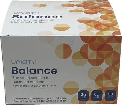 Unicity Balance for Cholesterol 60 packets-15 oz Packets(Replaces Bios Life Slim)(New Package)