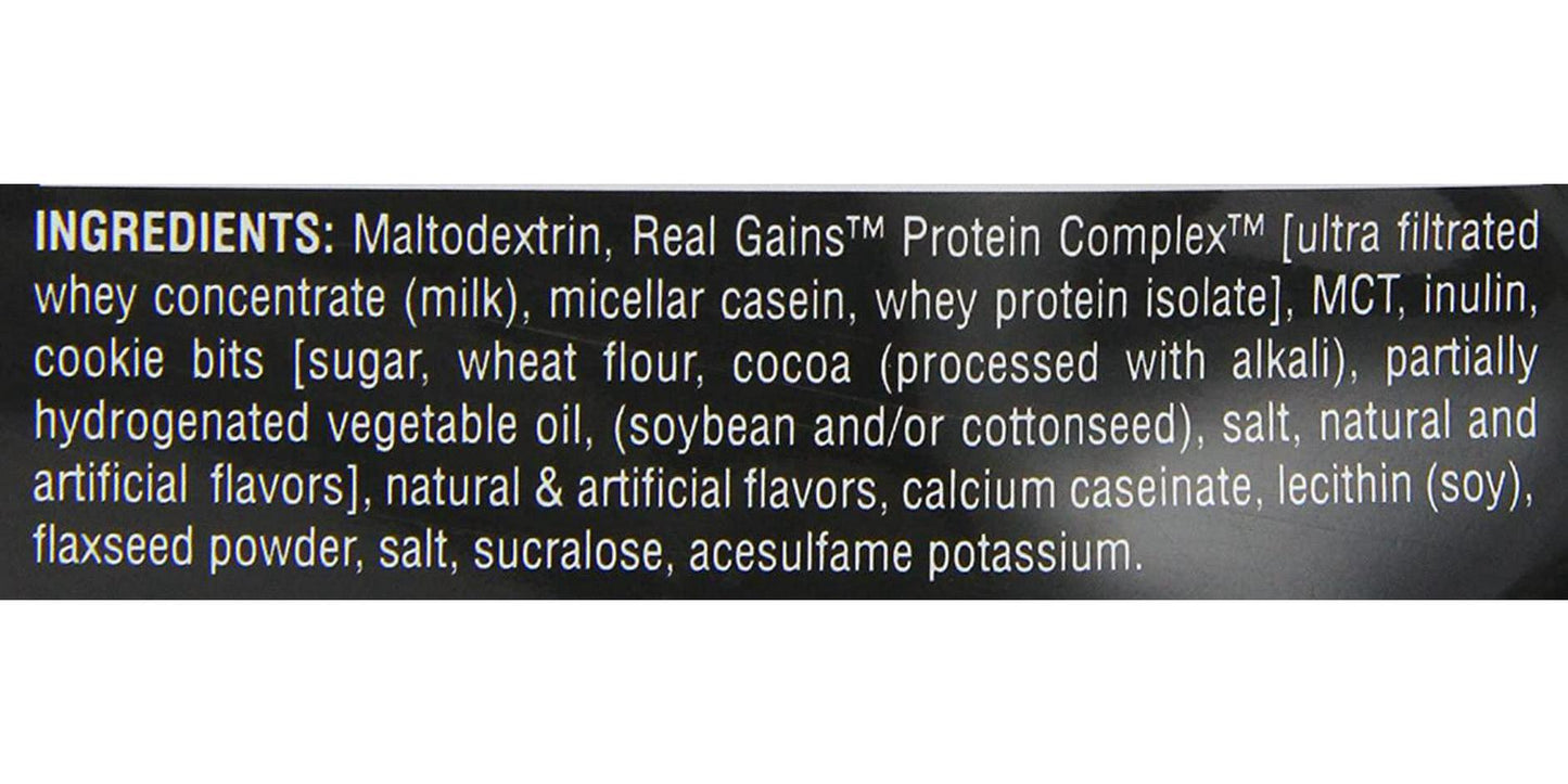 Universal Nutrition Real Gains, Cookies and Cream, 6.85-Pounds