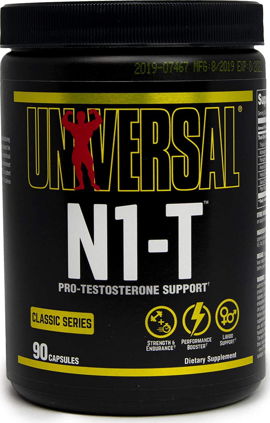 Universal Nutrition N1-T Natural Hormone Enhancer 90 Capsules, 90 Count (Pack of 1), P550