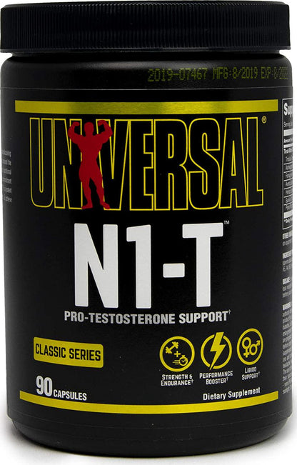 Universal Nutrition N1-T Natural Hormone Enhancer 90 Capsules, 90 Count (Pack of 1), P550