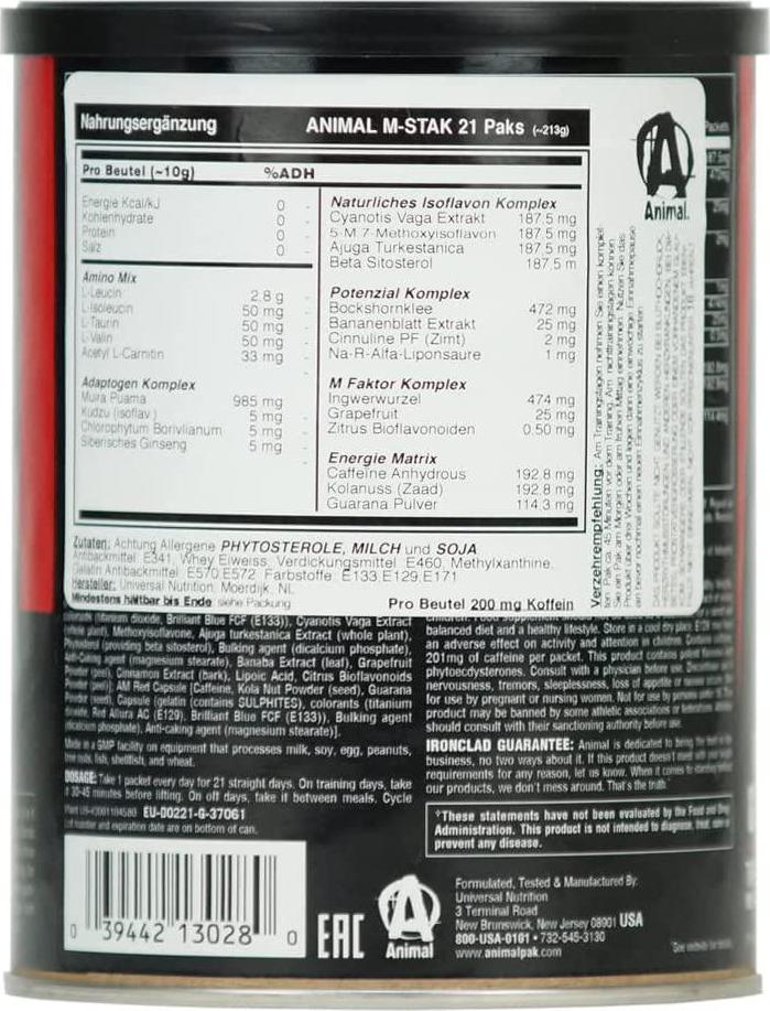 Universal Nutrition Animal M-Stack 21 Pack, 2