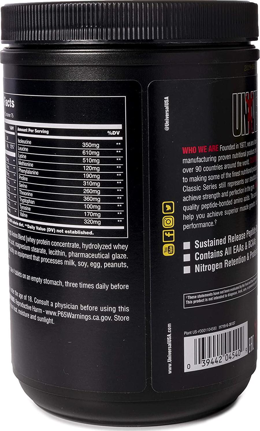 Universal Nutrition Amino 1900 300 TABS (4540)