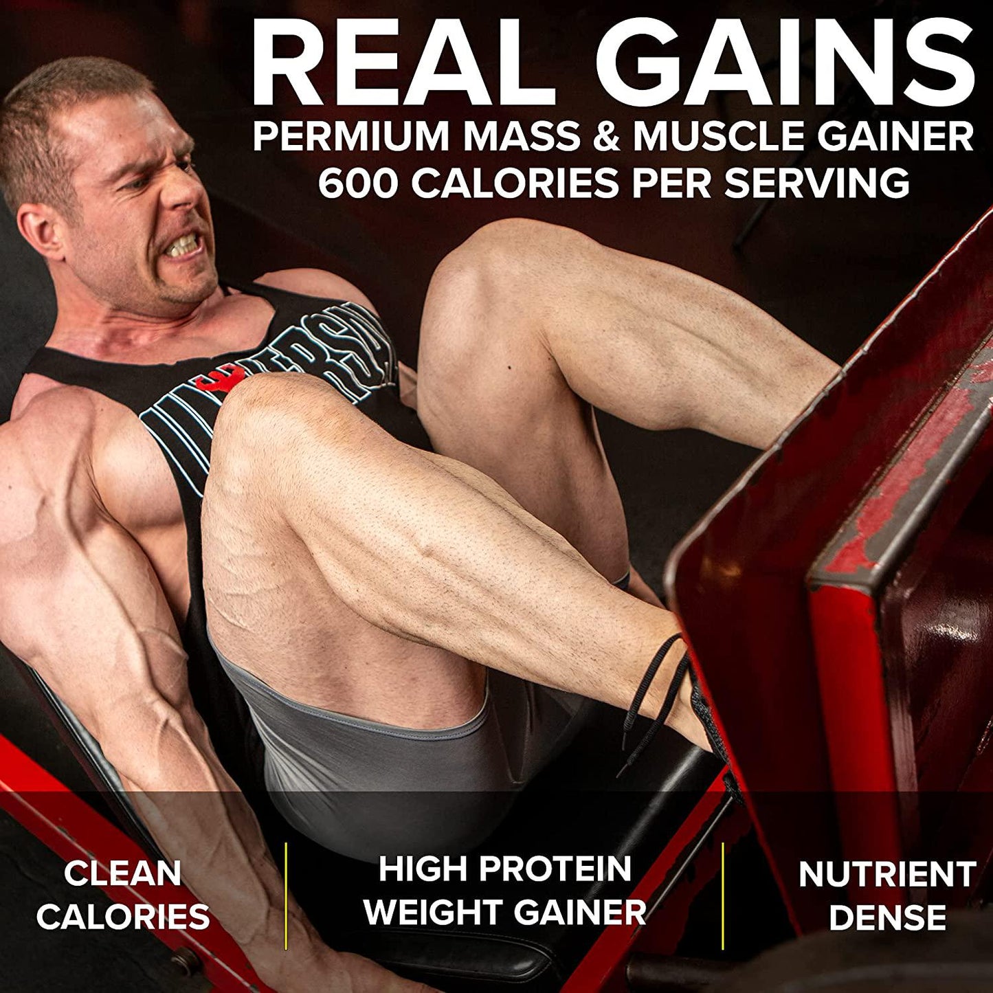 Universal Nutrition Real Gains, Cookies and Cream, 6.85-Pounds