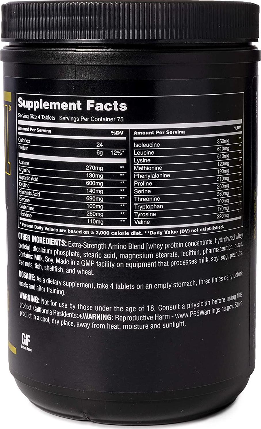 Universal Nutrition Amino 1900 300 TABS (4540)