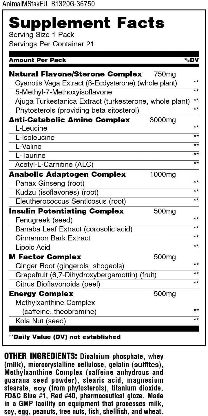 Universal Nutrition Animal M-Stack 21 Pack, 2