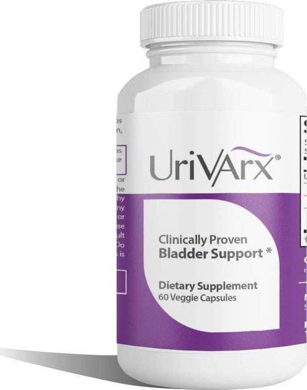 UriVArx - Clinically Proven Bladder Control - Promote and Support Healthy Bladder Function, Help Reduce Frequency and Maintain Control - 60 Capsules