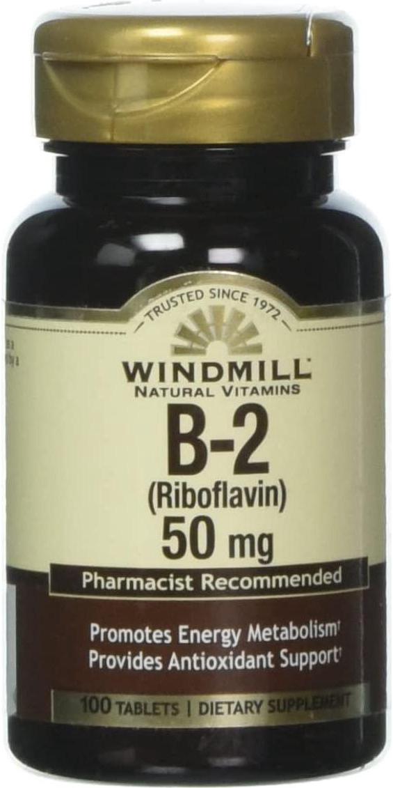 VIT B-2 TABS 50 MG WMILL 100