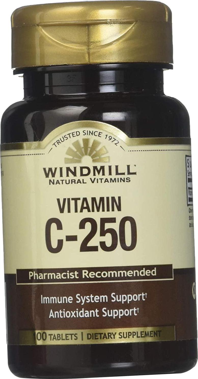 VIT C TABS 250 MG WMILL 100