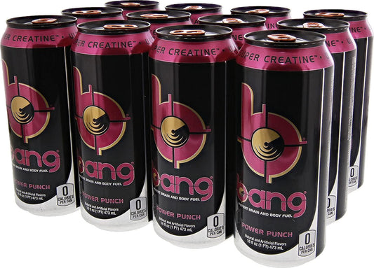 VPX Bang Power Punch - 16 Fl. Oz (12 Count) (1 PT) 473 ml