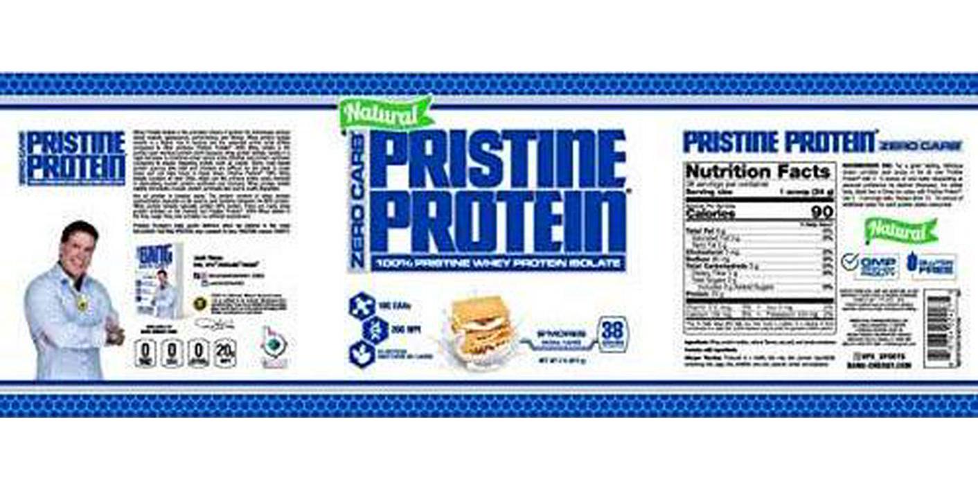 VPX Zero Carb Pristine Protein 100% Whey Protein Isolate S Mores, 2 Lbs.