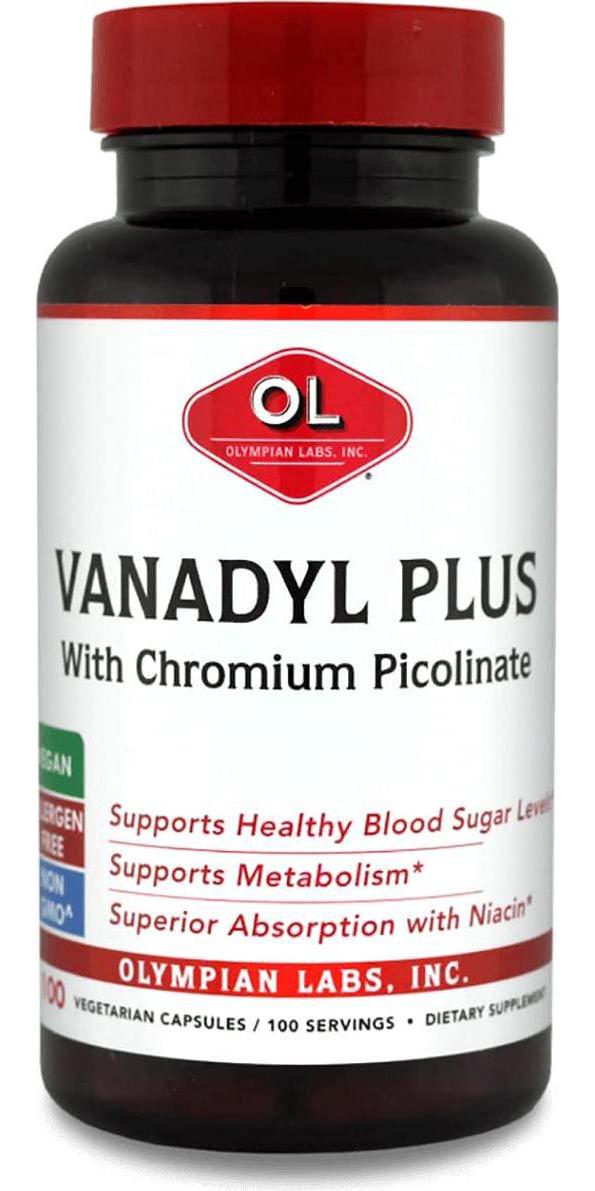 Vanadyl Plus with Chromium Picolinate 100 Veg Capsules