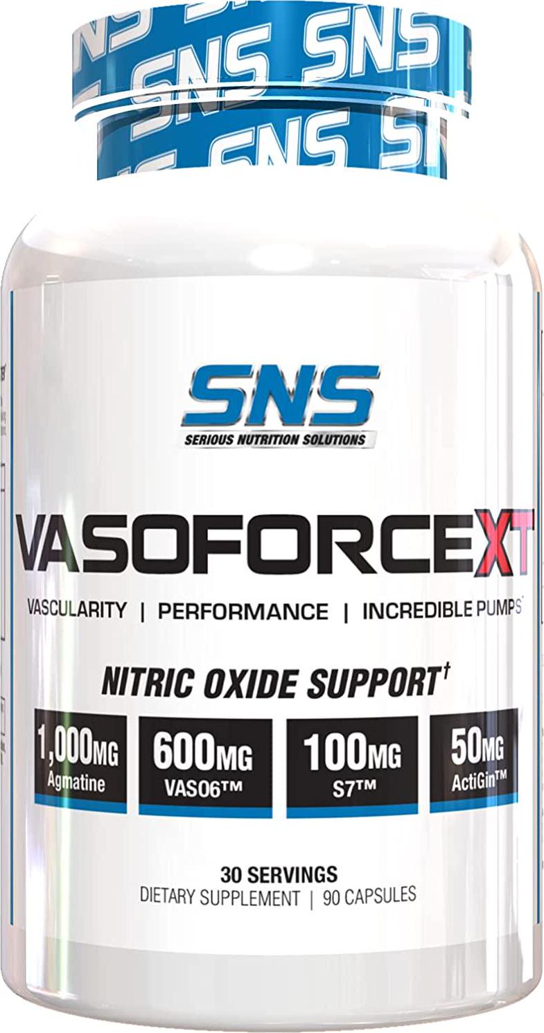 VasoForce XT- Nitric Oxide Support Supplement for Pumps, Vascularity, Performance and More